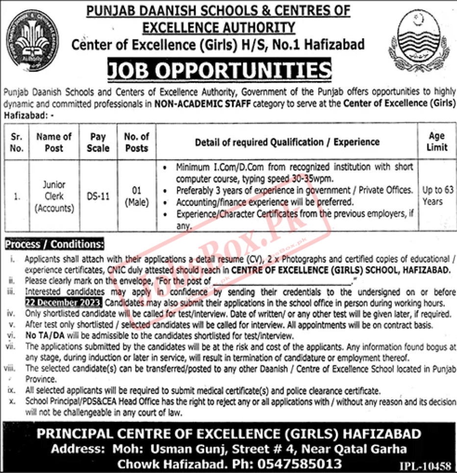 Punjab-Daanish-Schools-Jobs