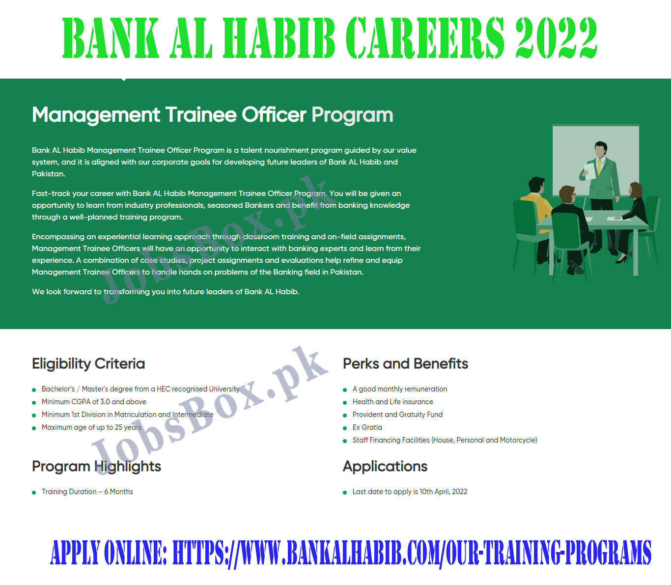 Bank Al Habib MTO Jobs 2022 Management Trainee Officers Program