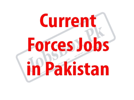 Current Forces Jobs in Pakistan
