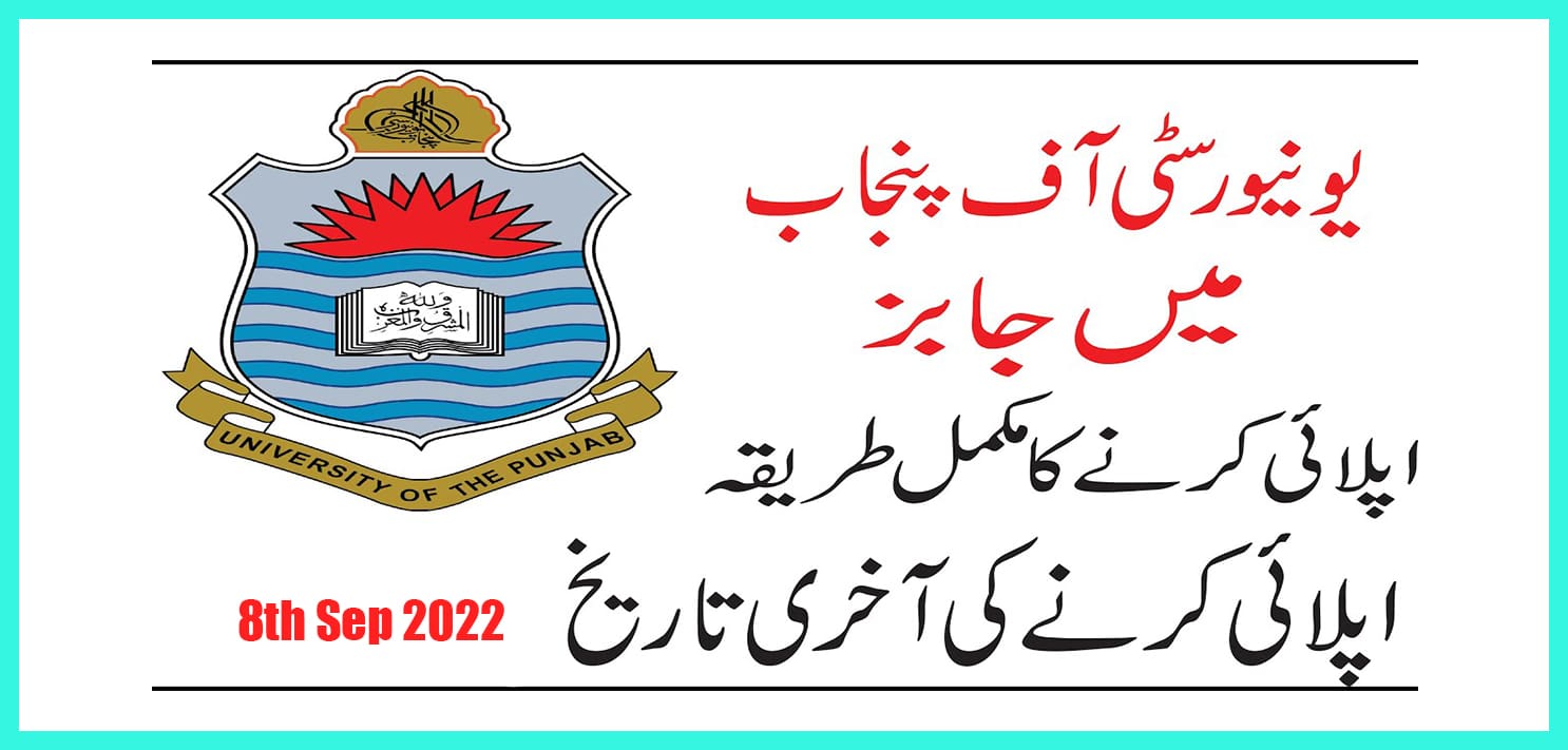 New Vacancies Announced at Punjab University for Pakistani Citizens