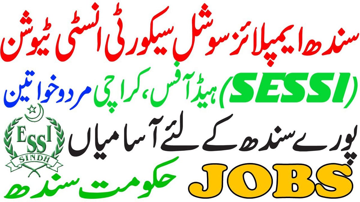 SESSI Jobs 2022 | 173 New Government Vacancies In Sindh