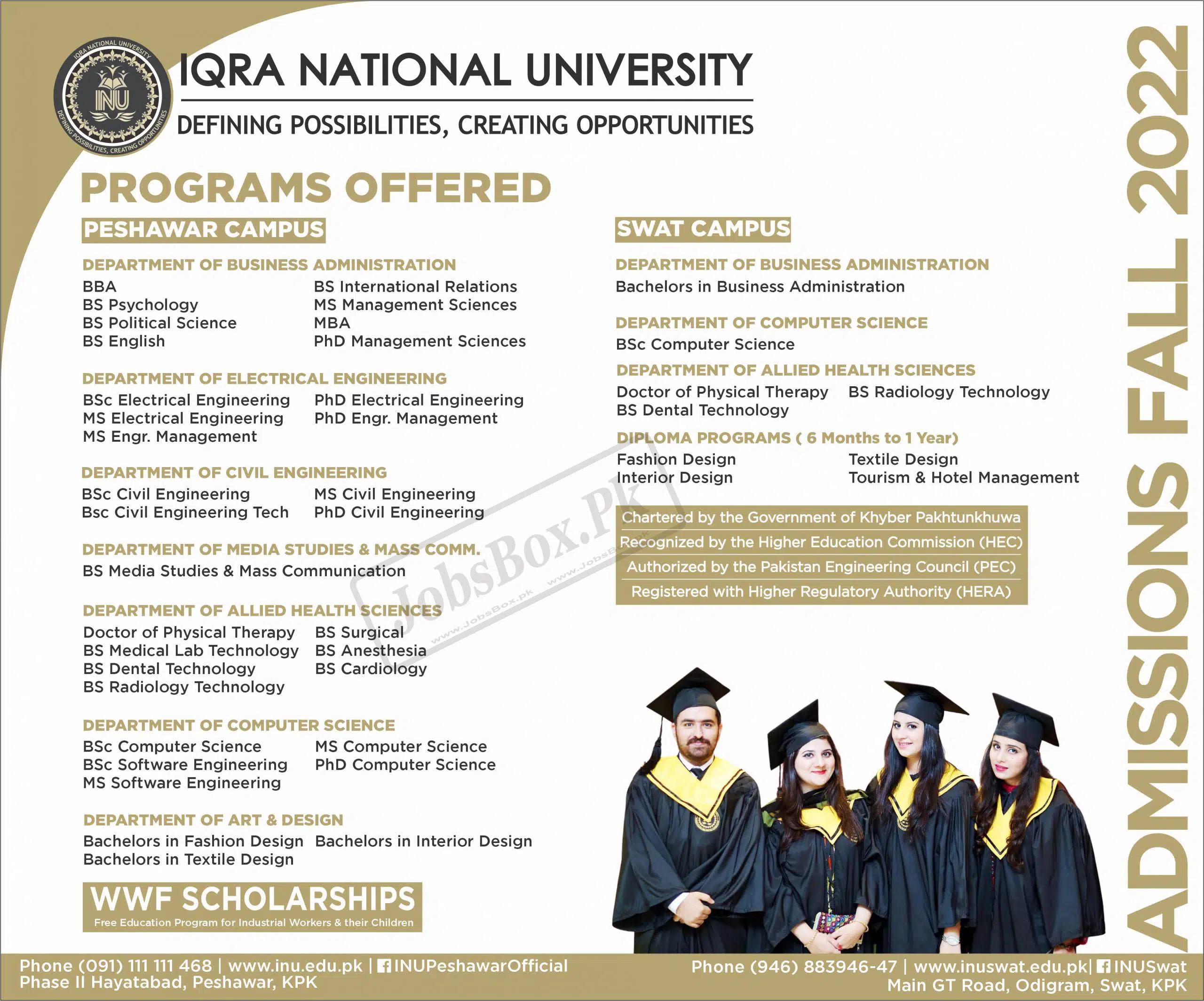 Iqra University Admission 2022