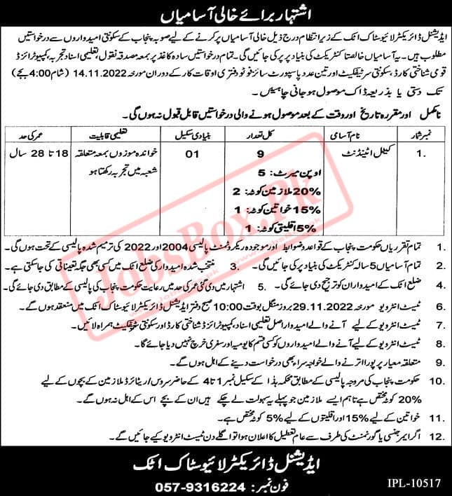 Livestock Attock Jobs 2022