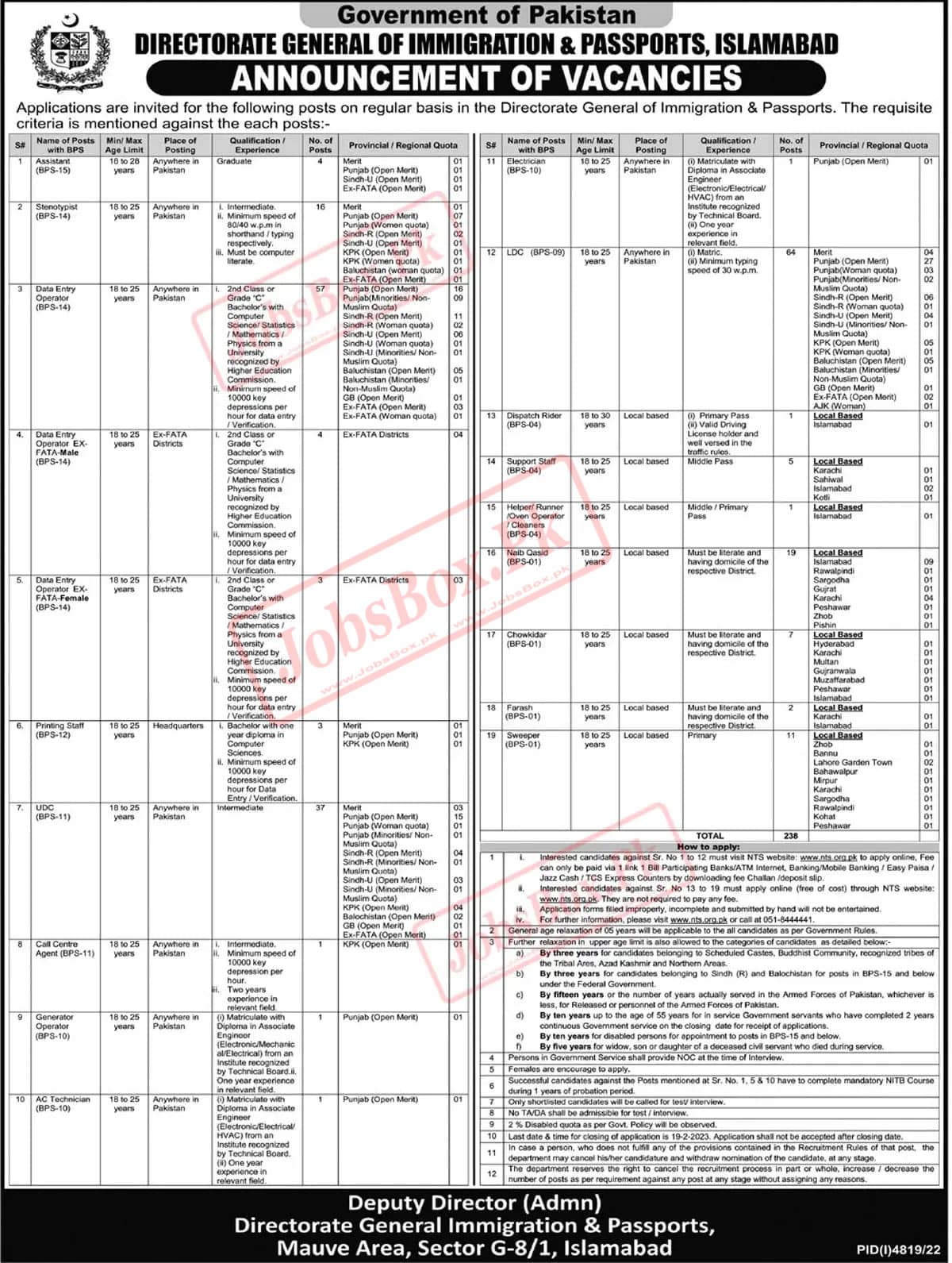 immigration-and-passport-offices-jobs-2023-for-pakistani-nationals