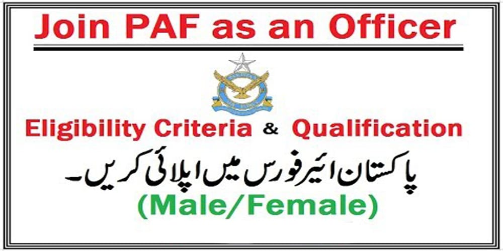 PAF Jobs 2023 Join Pakistan Air Force Online Apply www.joinpaf.gov.pk