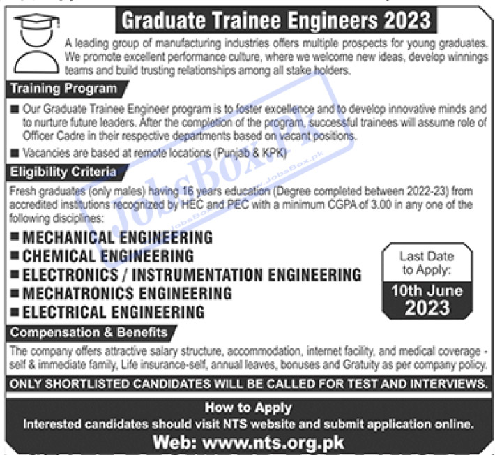 Graduate Trainee Engineer Program 2023