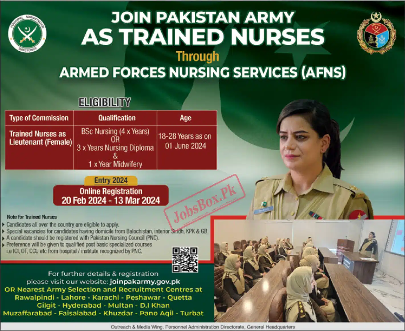 Join Pak Army through AFNS