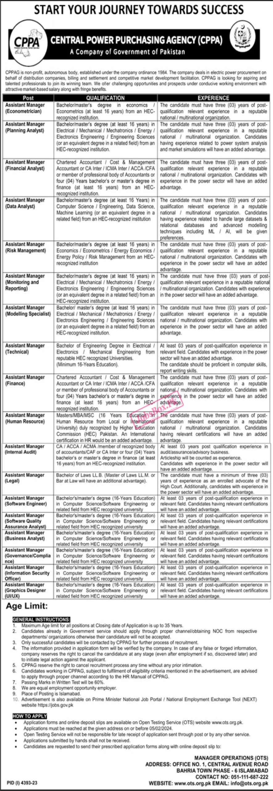 CPPA Jobs 2024