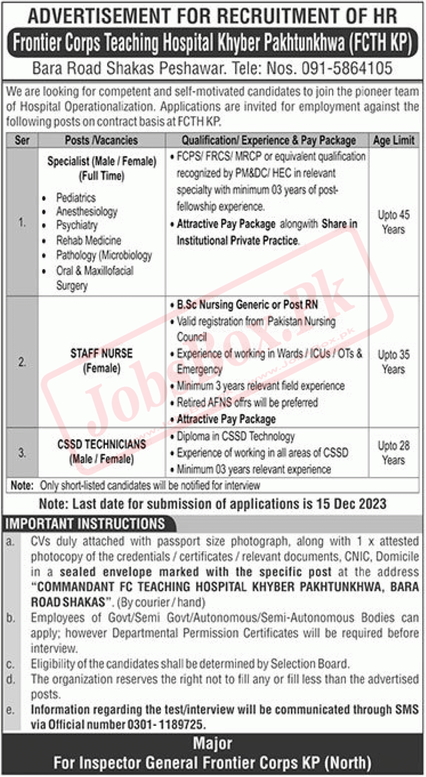 Frontier-Corps-Teaching-Hospital-Jobs