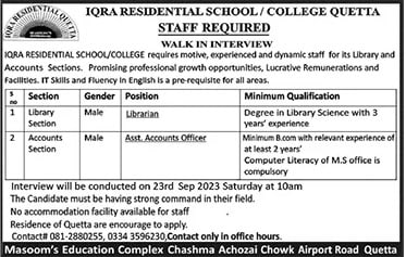 Iqra Residential School and College