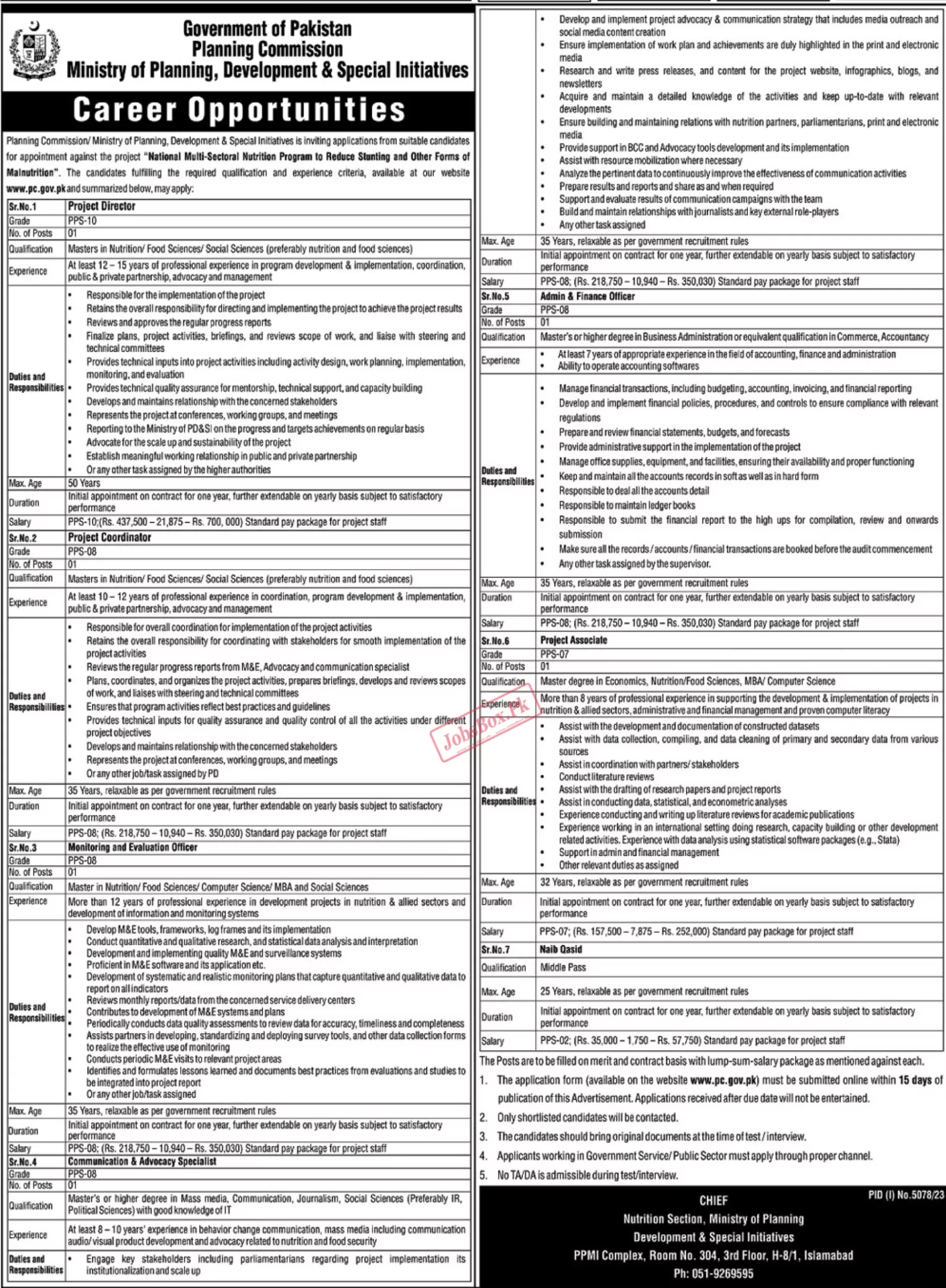 Planning Commission PC Jobs 2024