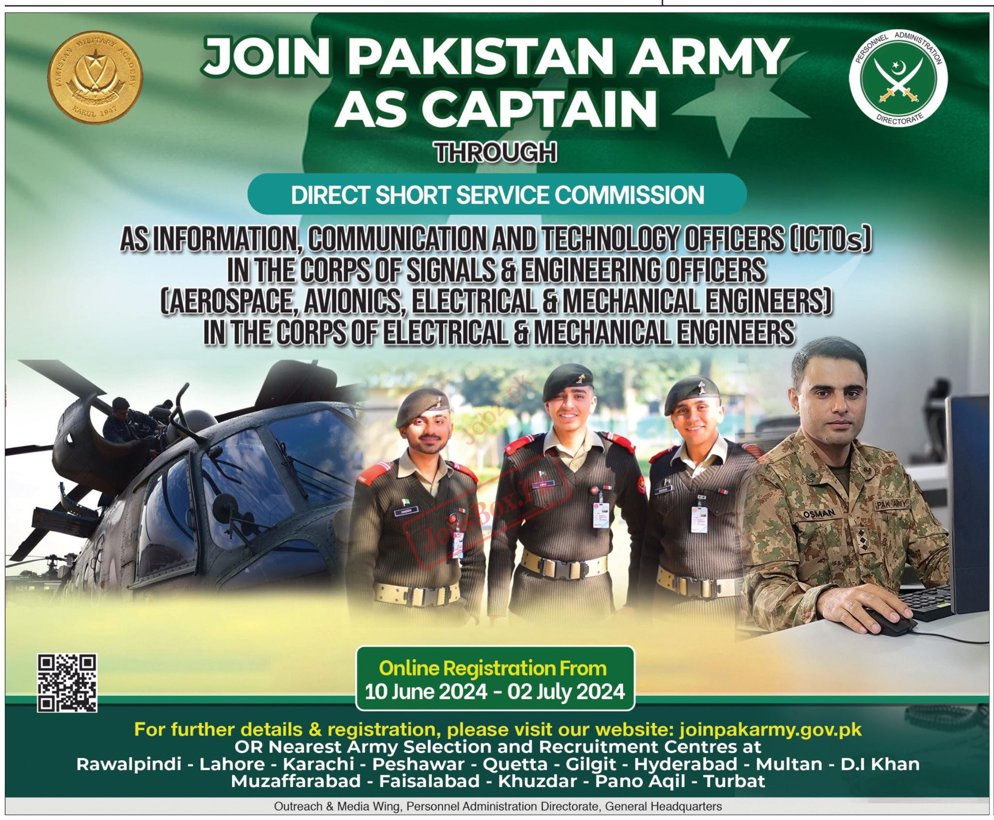 Pak Army Jobs 2024