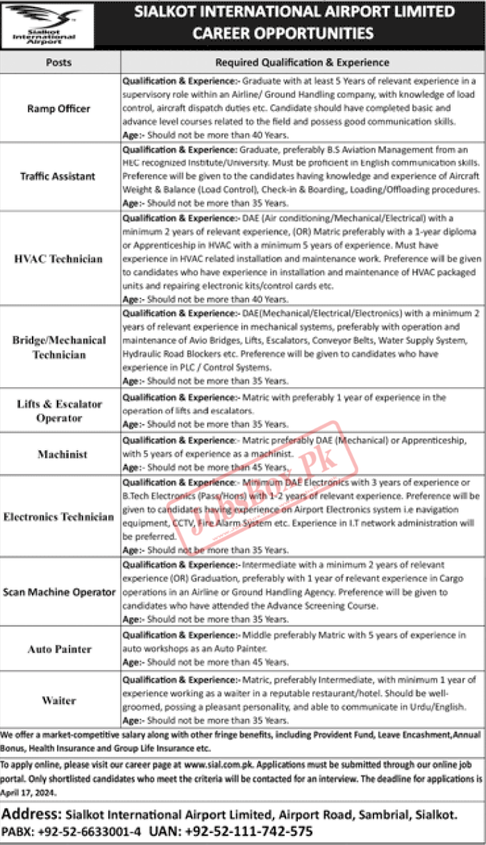 SIAL Jobs 2024