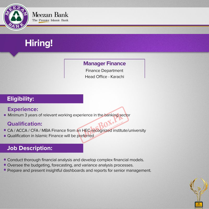 Meezan Bank Jobs 2024